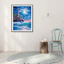 DIY Full Round Drill Diamond Painting lighthouse Mosaic Art