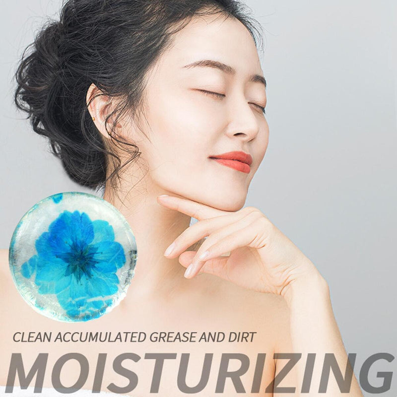 Acid Flowers Essential Oil Cleansing Bath Soap Moisturizing UK: