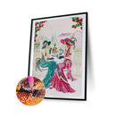 Special Shaped Diamond Painting Partial Drill Noble Lady DIY Picture (Y017)