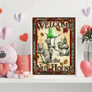 Cute Squirrel Frameless Picture Oil Paint By Numbers Hand Painted Picture Kit