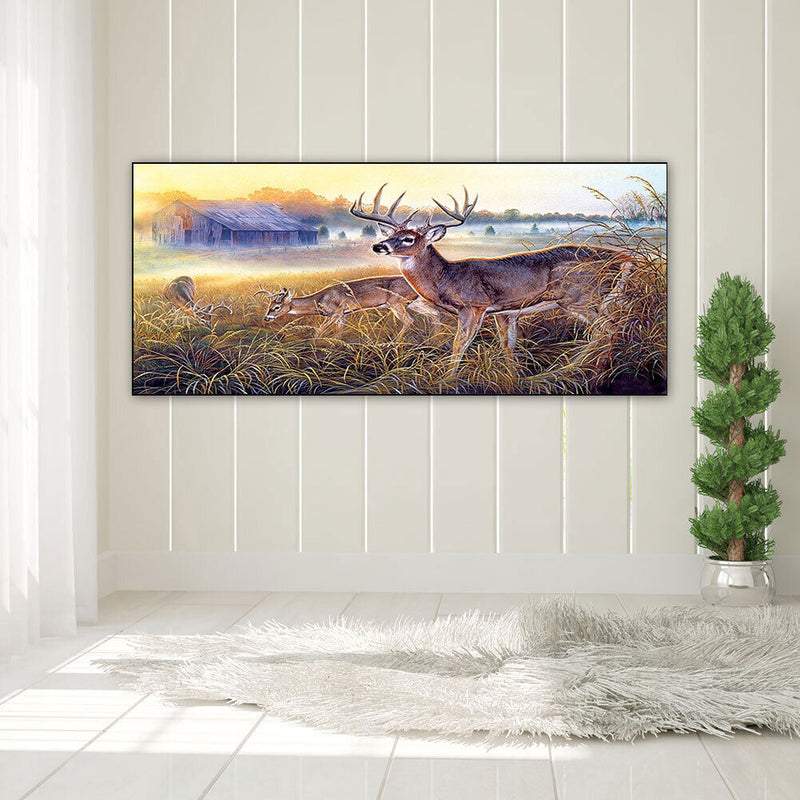 Elk DIY Zero Basis Paint by Number Kits Kill Time Picture Colouring Kits 80x40cm
