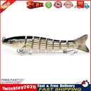 8 Segment 13cm 30g Sea Fishing Lures Sinking Artificial Hard Bait (D8K-01) Newly