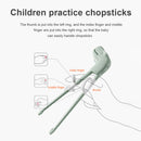 #A Cartoon Dinosaurs Straightening Chopsticks Portable Correct Usage Kids Tablew