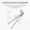 #A Cartoon Dinosaurs Straightening Chopsticks Portable Correct Usage Kids Tablew