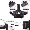 Zoom Headlight Power Display Large Lens USB Charging Strong Light Headlamp