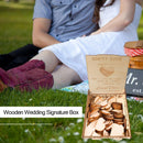 Unique Rustic Sweet Wedding Guest Book Wooden Hearts Drop Box Wedding Decorat