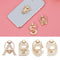 Support Socket Letter Phone Stand Car Bracket 360 Rotation Finger Ring Holder