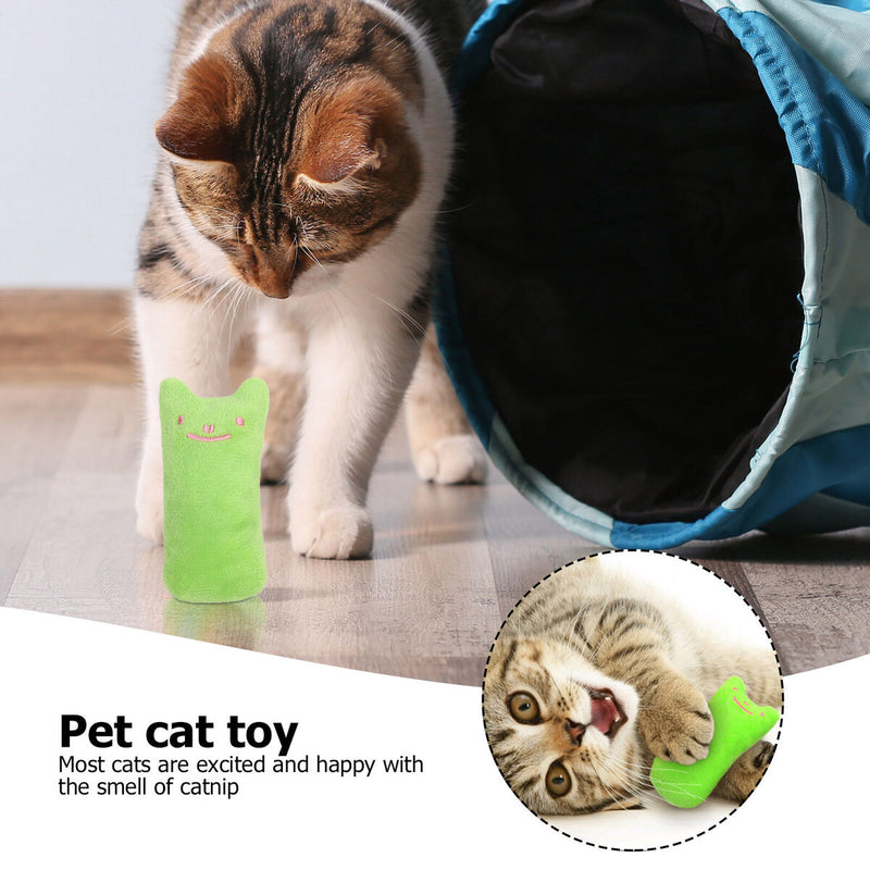 Cat Catnip Toys - Pet Supplies Kitten Plush Chew Toys for Cats (Green)