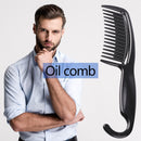 Pro Wide Tooth Hair Comb Antistatic Barber Styling Brush with Curved Hook Newly