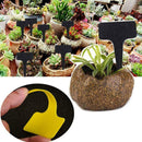 1 Pcs Plant Labels Thicken Black Garden stakes Markers Tags Nursery L7U0