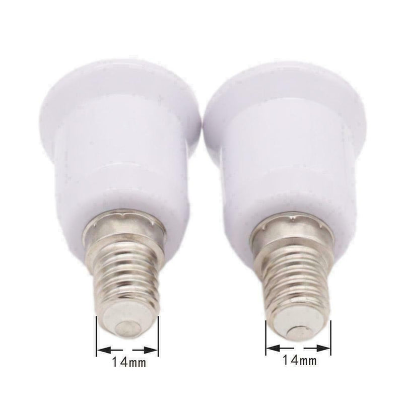 1X Lamp Screw Base Bulb E14 to E27 Adapter Light Holder C4F Converter