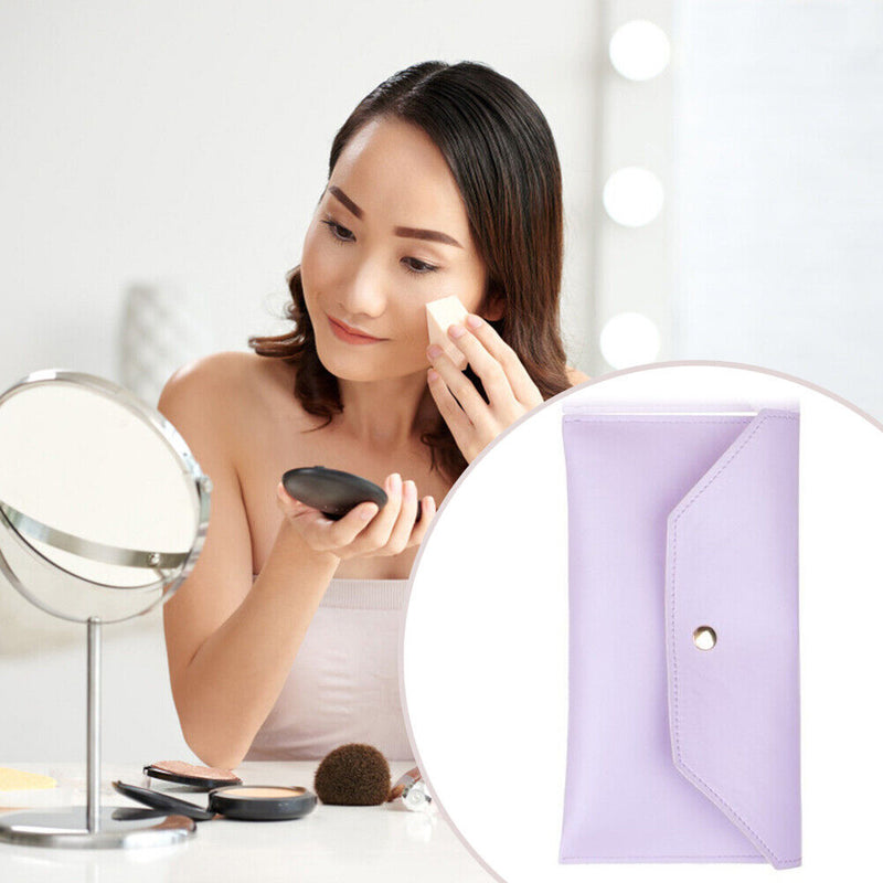 Cosmetic Brushes Set Holder Bag Eyelash Eyebrow Eyeshadow Makeup Tool Organizer