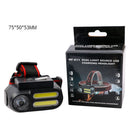 Fishing Head Lamp Running Headlight Work Light XPE+2* COB LED Headlamp