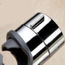 ABS Chrome Portable Base Bracket Adjustable Shower Head Holder Slide Clamp
