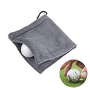 Golf Ball Cleaning Towel with Carabiner Hook Golf Club Head Wiping Cloth Cl