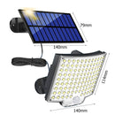 LED Solar Light PIR Motion Sensor 3 Modes Outdoor Street Wall Lamp (106LED)