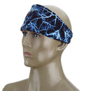 Sports Fitness Yoga Sweatband Hair Band Elastic Breathable Headband (Blue)