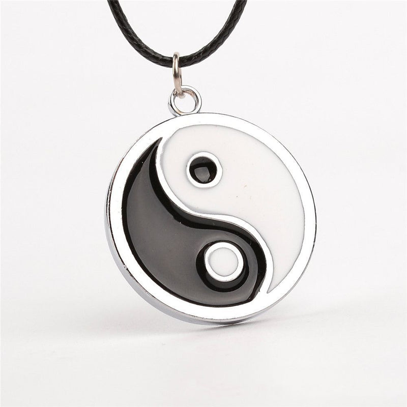 Making Gift Yin Yang Pendant Tai Chi Charms Jewelry Accessories White Black