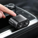 Baseus 5V/3.1A 2 USB Fast Charging Car Lighter Socket Splitter (Black) Newly