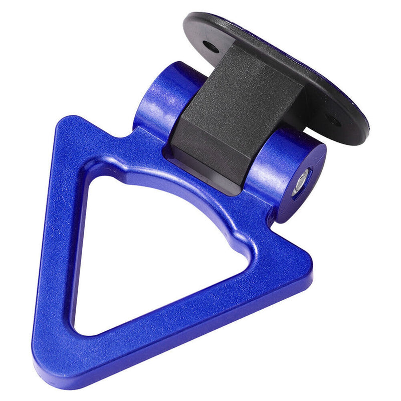 Decorative Car Trailer Hook Racing Triangle Style Bumper Tow Hook (Blue) Newly
