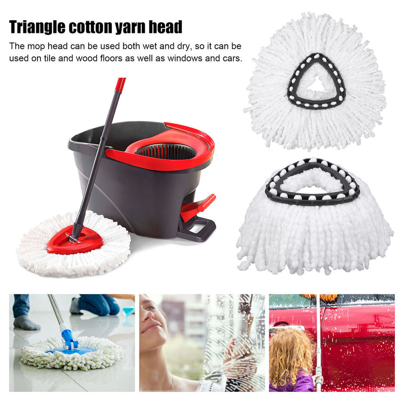Triangle Cotton Yarn Head Replacement Mop Cloth Newly