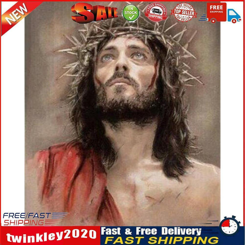 Paint By Numbers Kit DIY Easter Jesus Colouring Oil Artwork Picture Craft Newly