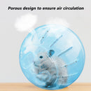 Pet Mini Jogging Ball Hamster Exercise Plastic Clear Trot Ball Toys (Blue) Newly