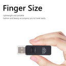 TF Card Reader 2 in 1 USB 3.0 Memory Drive Free Cardreader Adapter (Black) Newly