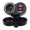 CS-313G1 Waterproof Motorcycle 2A USB Charger Adapter 12V DC Outlet with Sw