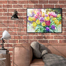 Painting By Numbers Bouquet DIY Hand Painted Drawing Canvas Pictures Home Decor