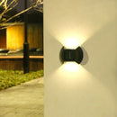 4pcs Solar Wall Lamp Outdoor Waterproof Balcony Fence Lights (Warm 8LED) Newly