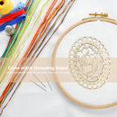 Embroidery Wire Organizer Wood Bird Cross Stitch Thread Storage Finishing Tools