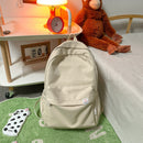 Fashion Classic Backpack Women Girls Solid Student Large Capacity School Bags