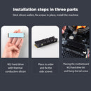 Solid State Drive Aluminum Alloy Radiator Multi-air NVME NGFF M.2 Heatsink Alumi