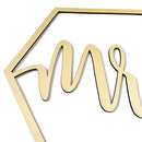 2pcs Wooden Chair Banner Sign Wedding Engagement Party Decoration (JM00456)