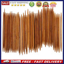 55Pcs 11sizes 5'' 13cm Double Pointed Carbonized Bamboo Knitting Needles