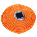 Waterproof LED Solar Cloth Chinese Lantern Festival Hanging Lamp (Orange) Newly