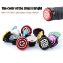 2pcs Aluminum Handlebar End Caps Plugs for MTB Road Folding Bike (Black 1)