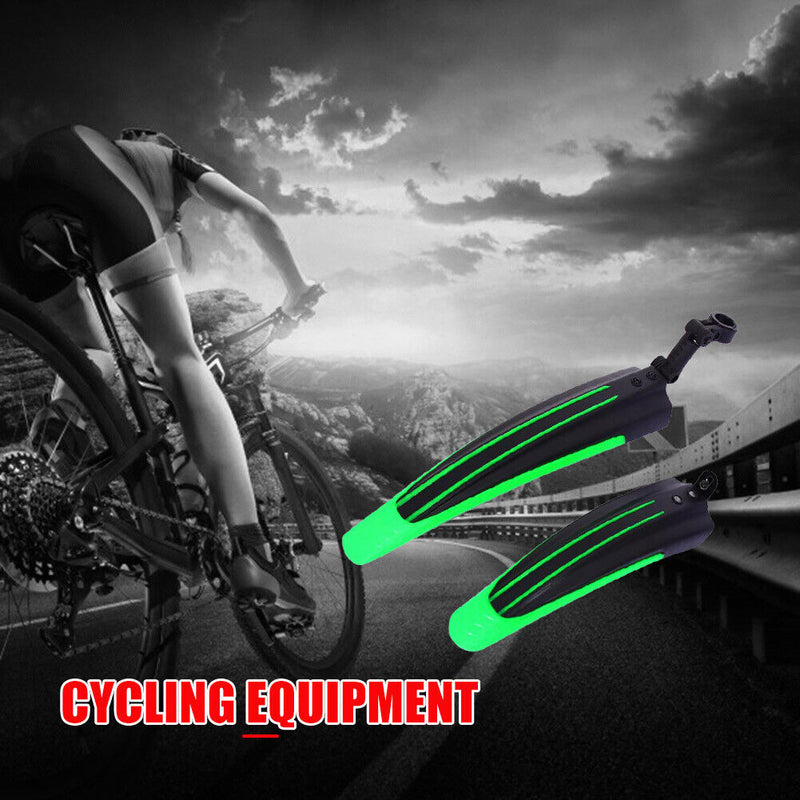 2pcs Cycling Bicycle Splash Fender Guard Set Mountain Bike Rear Front Mudguar