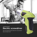 3.6V Electric Screwdriver Lithium Cordless Drill Rotary Power Tool (Green)
