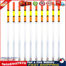 10x Fishing Float Transparent Pipe Drift Carp Feeder Floats Fishing Tackle Newly