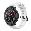 Silicone Watch Strap Band for Huami Amazfit T-Rex Pro/Amazfit T-Rex (White)
