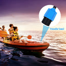 Paddle Board Valve Adapter Kayak Air Pump Converter with 4 Nozzles (Blue)