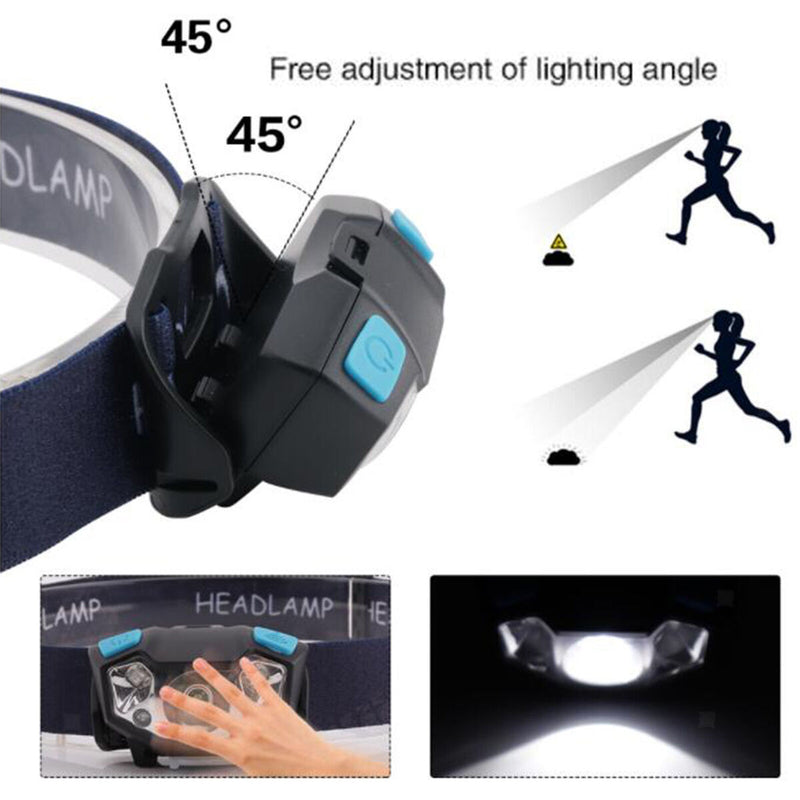 5000LM Q5 LED Scheinwerfer Scheinwerfer Taschenlampe Stirnlampe Camping