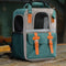 Pet Carrier Backpack Canvas Breathable Cat Outdoor Travel Reflective Bath B