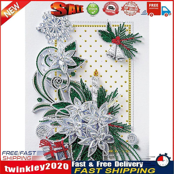 5D DIY Part Special Drill Diamond Painting Kit Christmas 6 Colors (KA254) Newly