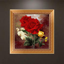 DIY 5D Diamond Embroidery Red Rose Flower Painting Cross Stitch Wall Decor Newly