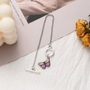 Colorful Butterfly Charm Bracelet Simple Hand Chain for Women Party Jewelry Gift