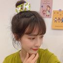 Summer Fruit Printed Hairband Scrunchies Women Elastic Hair Rope (2 Kiwi)