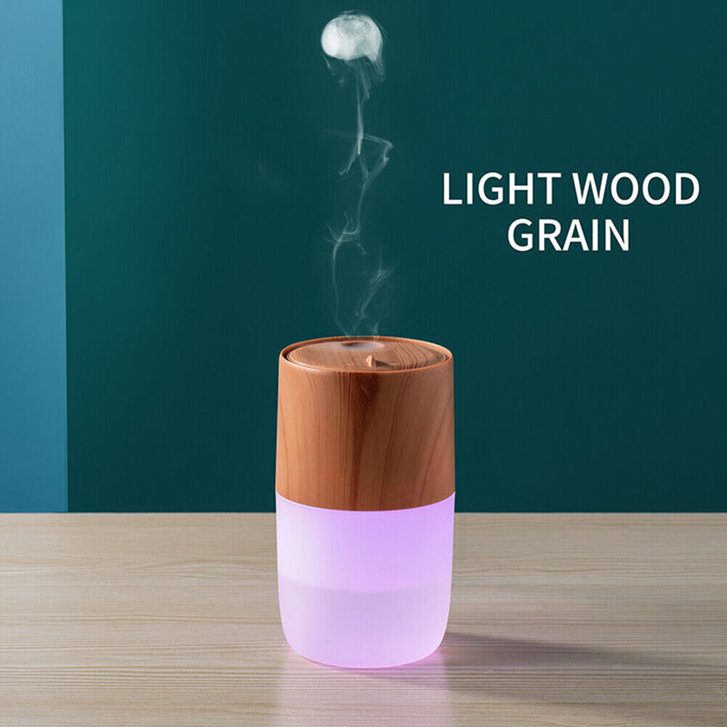 Ultrasonic Air Humidifier LED Lights Portable Mist Maker Sprayer Aroma Diffuser